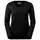 South West Lily organic long-sleeved women's T-shirt, Black, Black, swatch