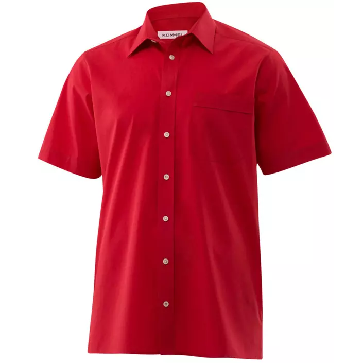 Kümmel George Classic fit kortærmet poplinskjorte, Rød, large image number 0