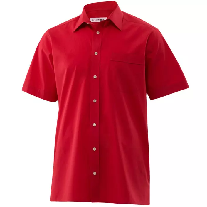 Kümmel George Classic fit  short-sleeved poplin shirt, Red, large image number 0