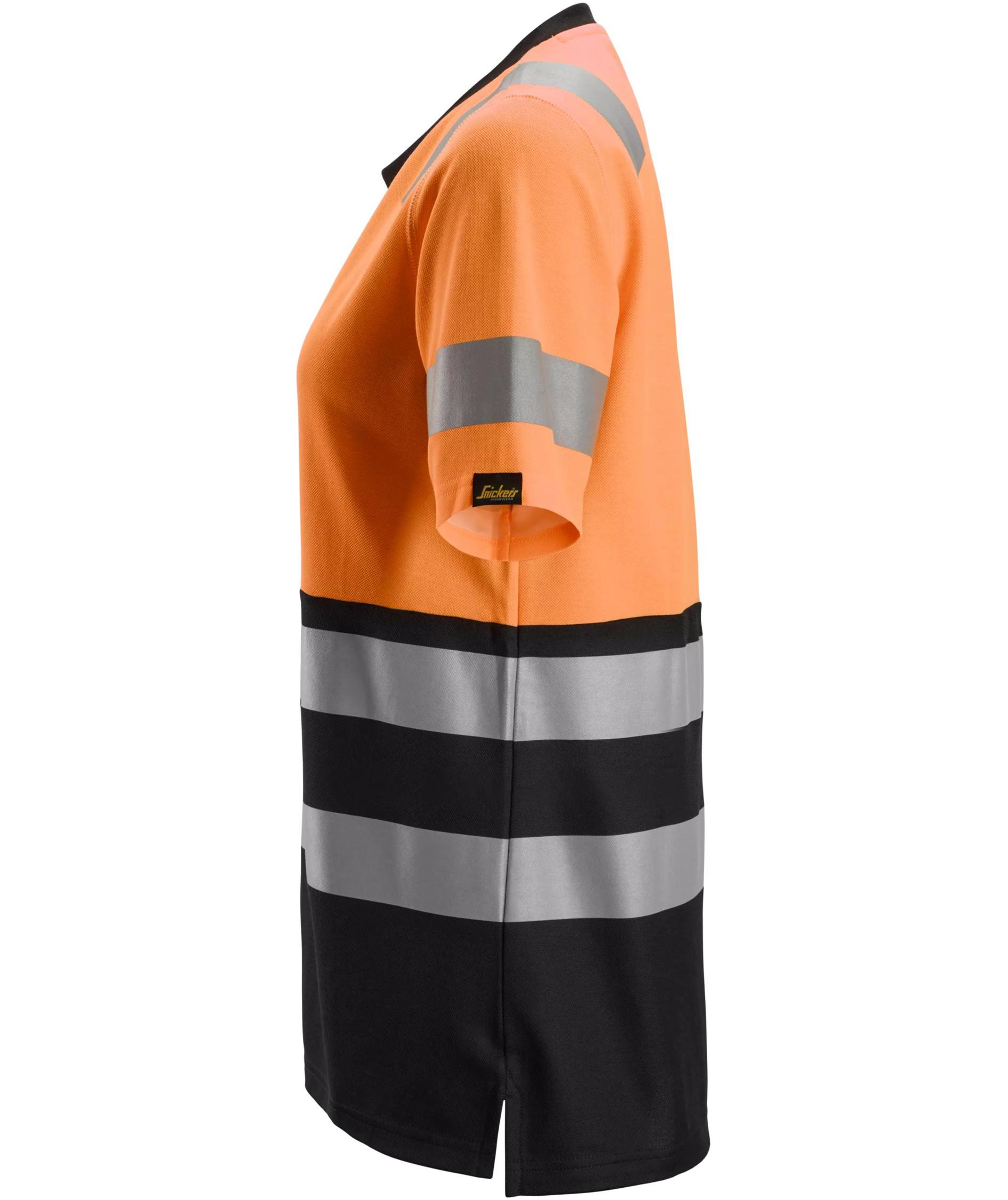 Snickers women's T-shirt 2573, Hi-Vis Orange/Black, large image number 3