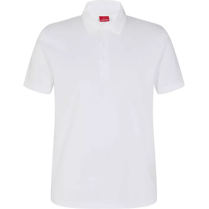 Engel Stretch polo T-shirt, Hvid, large image number 0