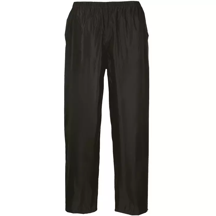 Portwest rain trousers, Black, large image number 0