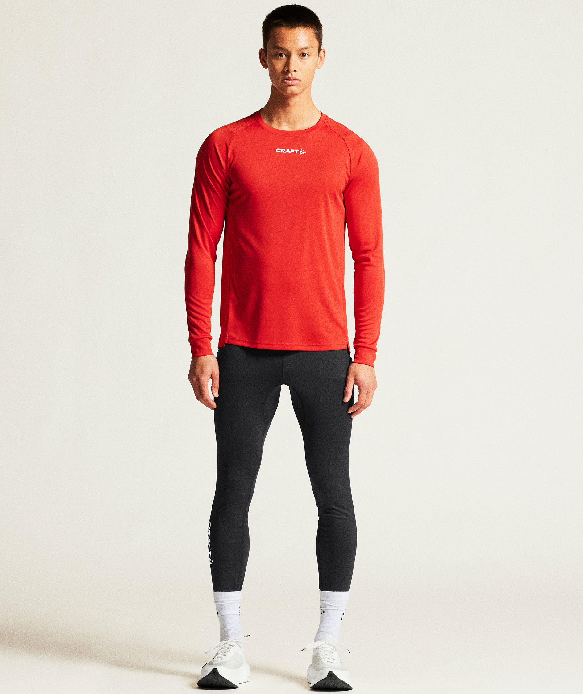 Craft Rush 2.0 l&aring;ng&auml;rmad T-shirt, Bright red, large image number 6