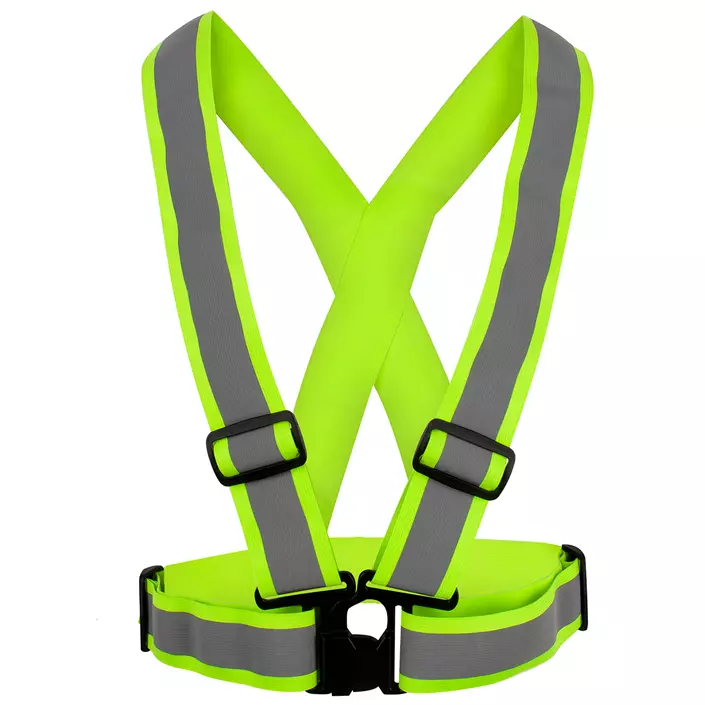 YOU Motala reflective strap vest, Safety yellow, Safety yellow, large image number 0