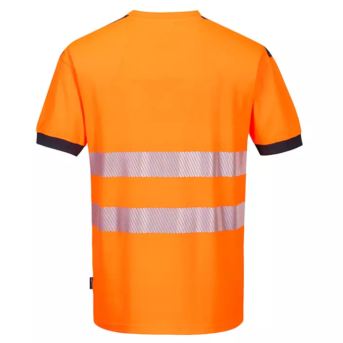Portwest PW3 Hi-Vis T-shirt, Varsel orange/Grå, large image number 1