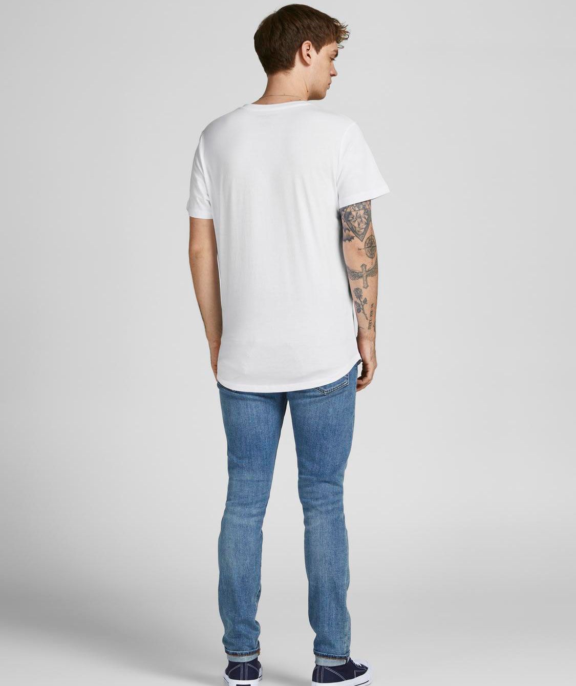 Jack & Jones JACJENS 5-pack T-shirt, Navy Blazer/White/OliveNight/Black/PortRoyale, large image number 5