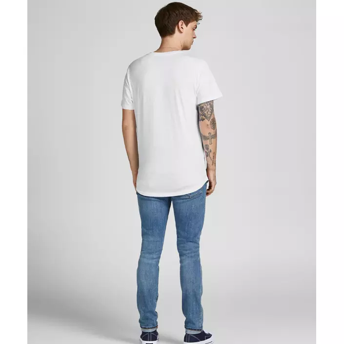 Jack & Jones JACJENS 5-pack T-shirt, Navy Blazer/White/OliveNight/Black/PortRoyale, large image number 5