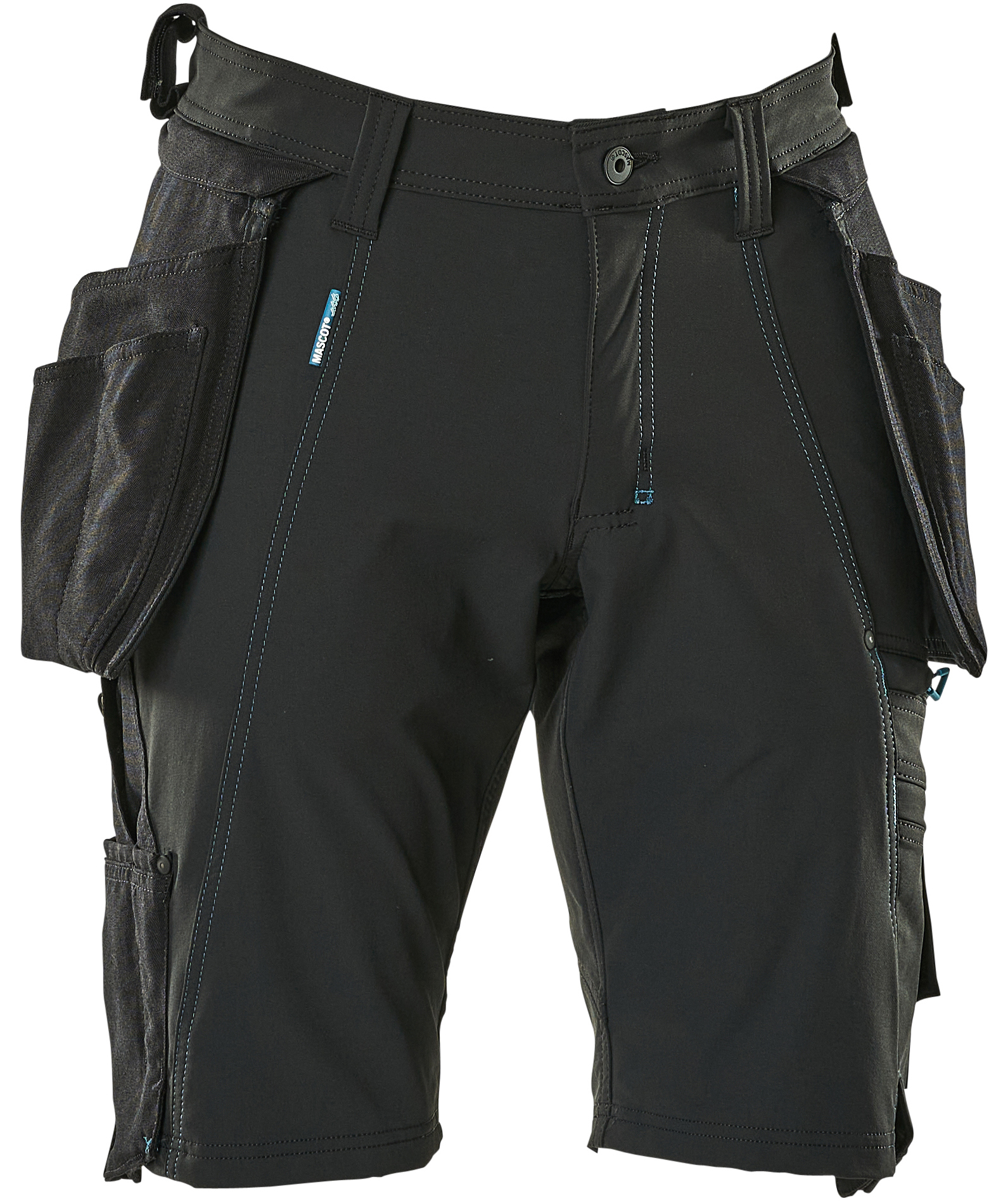 Mascot Advanced craftsman shorts full stretch, Black