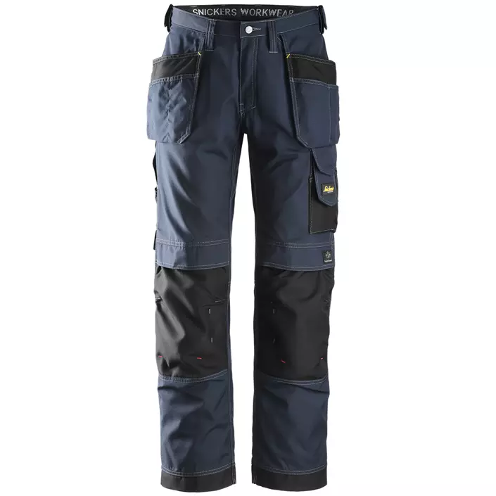 Snickers Rip-Stop craftsman trousers, Marine Blue/Black, large image number 0