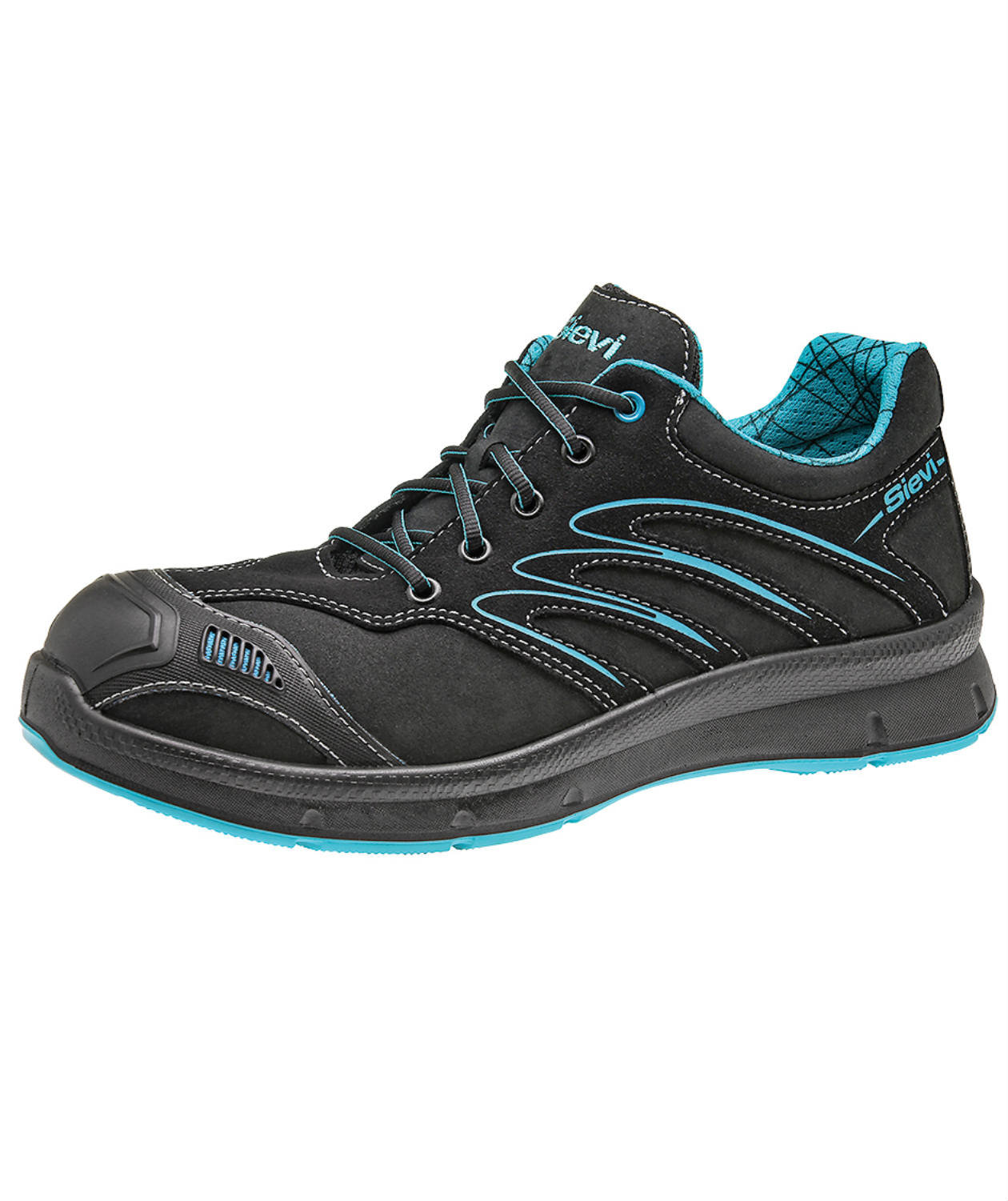 Sievi Racer+ safety shoes S3, Black/Turquoise, large image number 0