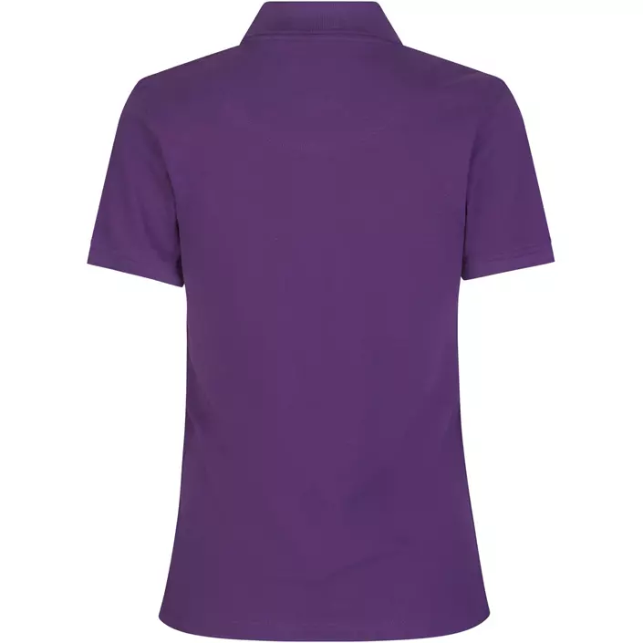 ID women's Pique Polo T-shirt with stretch, Purple, large image number 1