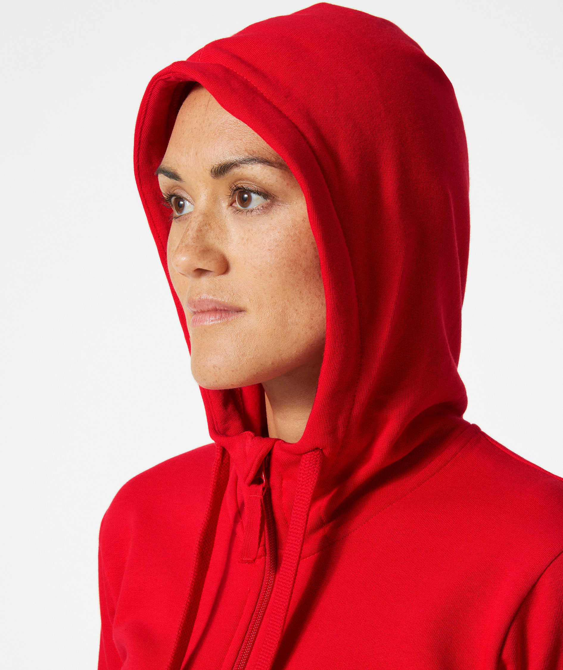 Helly Hansen Classic women's hoodie with zipper, Alert red, large image number 4