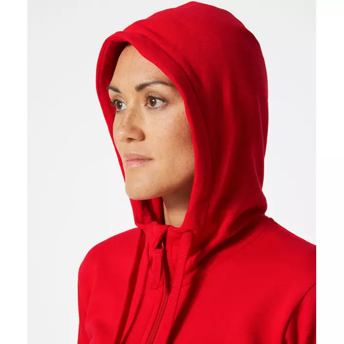 Helly Hansen Classic hoodie med dragkedja dam, Alert red, large image number 4
