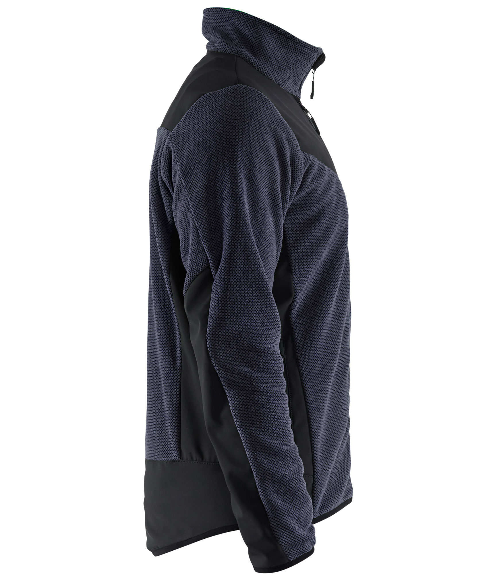 Bl&aring;kl&auml;der knitted jacket with softshell, Marine Blue/Black, large image number 2