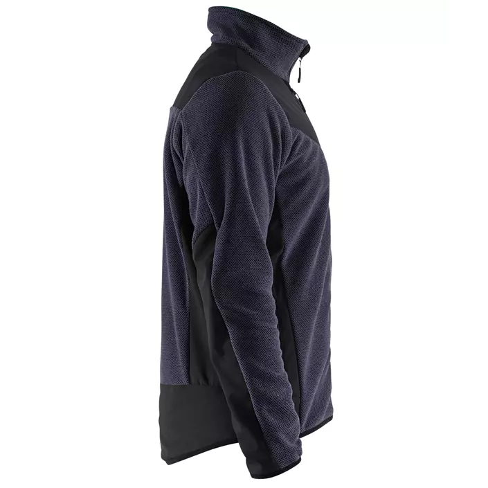 Blåkläder strikket jakke med softshell, Marine/Svart, large image number 2