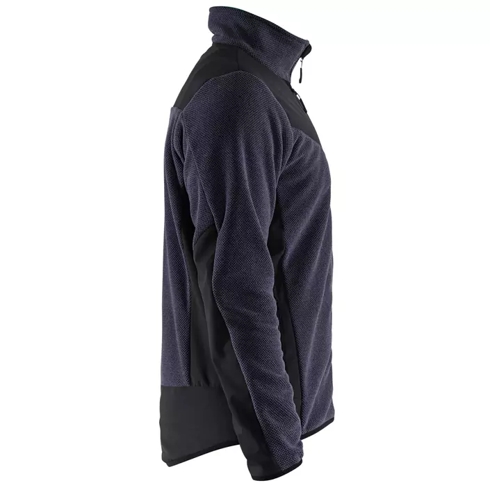 Blåkläder knitted jacket with softshell, Marine Blue/Black, large image number 2