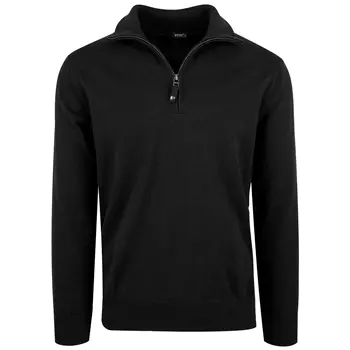 YOU Michigan pullover with zip, Black