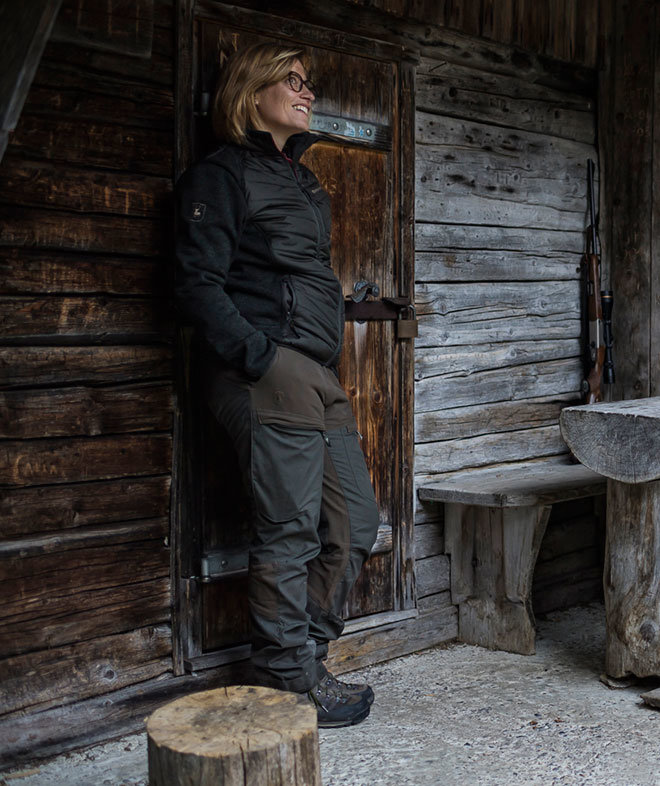 Deerhunter Lady Caroline vadderad jacka dam, Brown Leaf