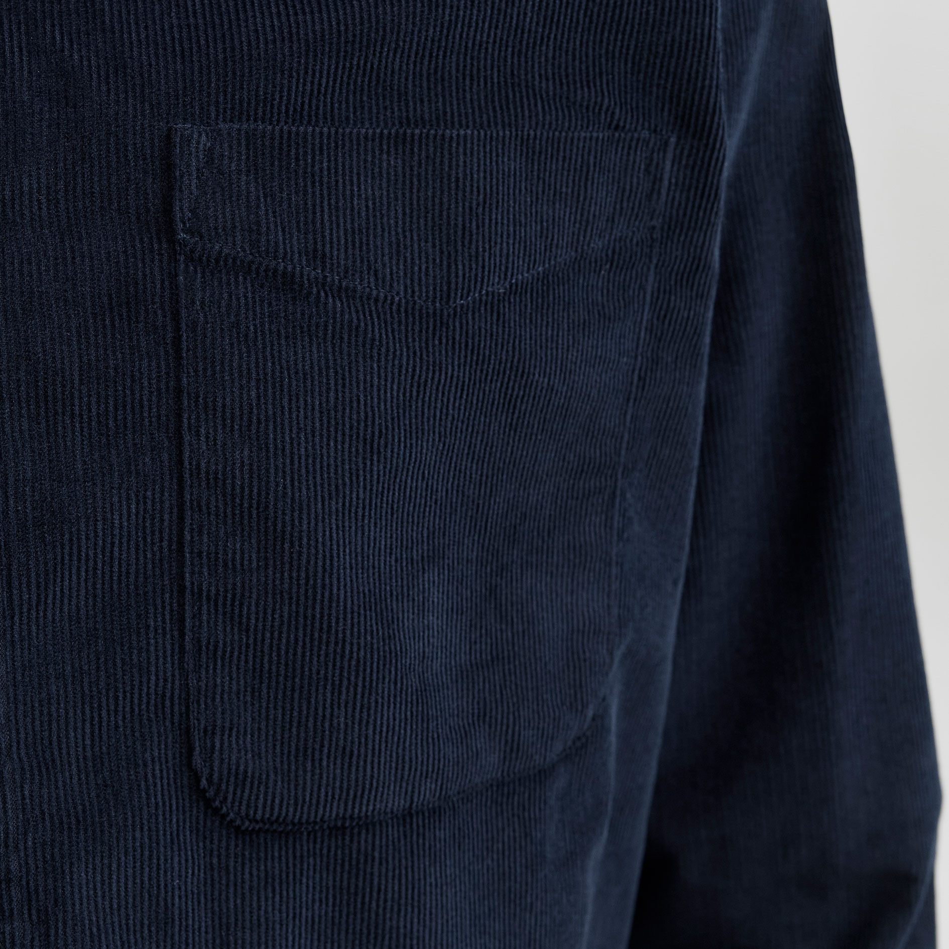 Jack & Jones JJECLASSIC Corduroy skjorte, Sky Captain, large image number 5