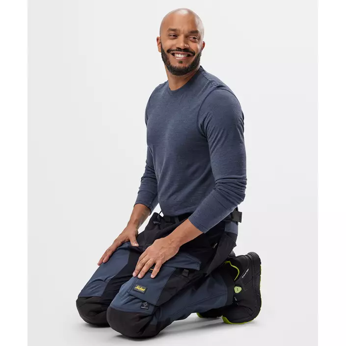 Snickers AllroundWork arbetsbyxa 6375 full stretch, Navy/black, large image number 9