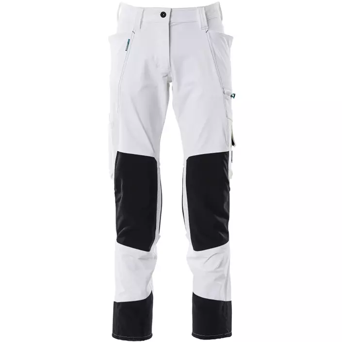 Mascot Advanced diamond fit women's work trousers full stretch, White, large image number 0