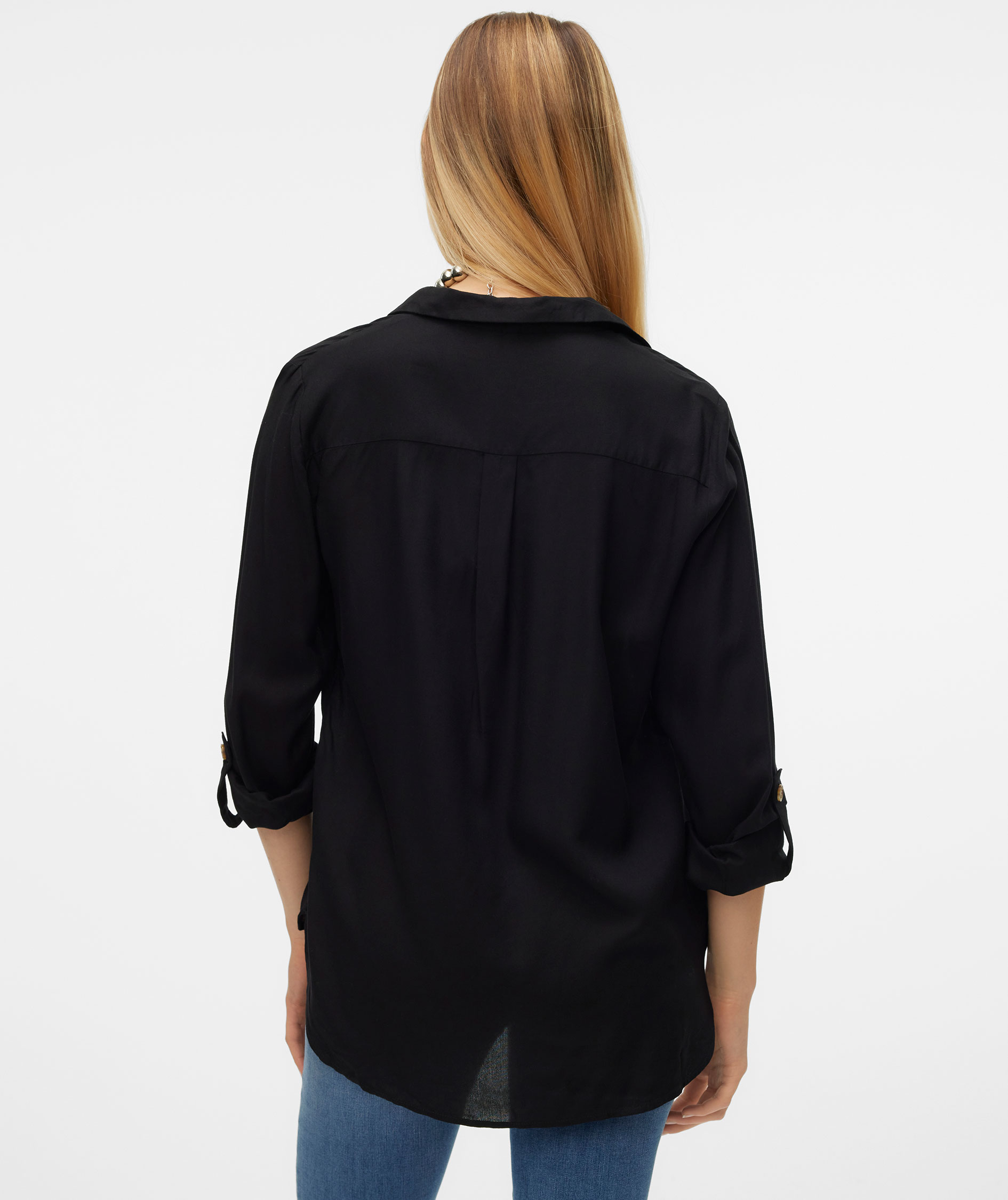 Vero Moda VMBUMPY women's shirt, Black, large image number 2