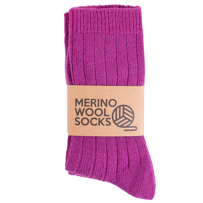 3-pack socks with merino wool, Viola, large image number 1