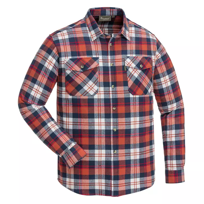 Pinewood Härjedalen regular fit Flannel snekkerskjorte, Navy, large image number 0
