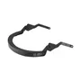 Hellberg Safe2 standard visor holder with angled arm, Black