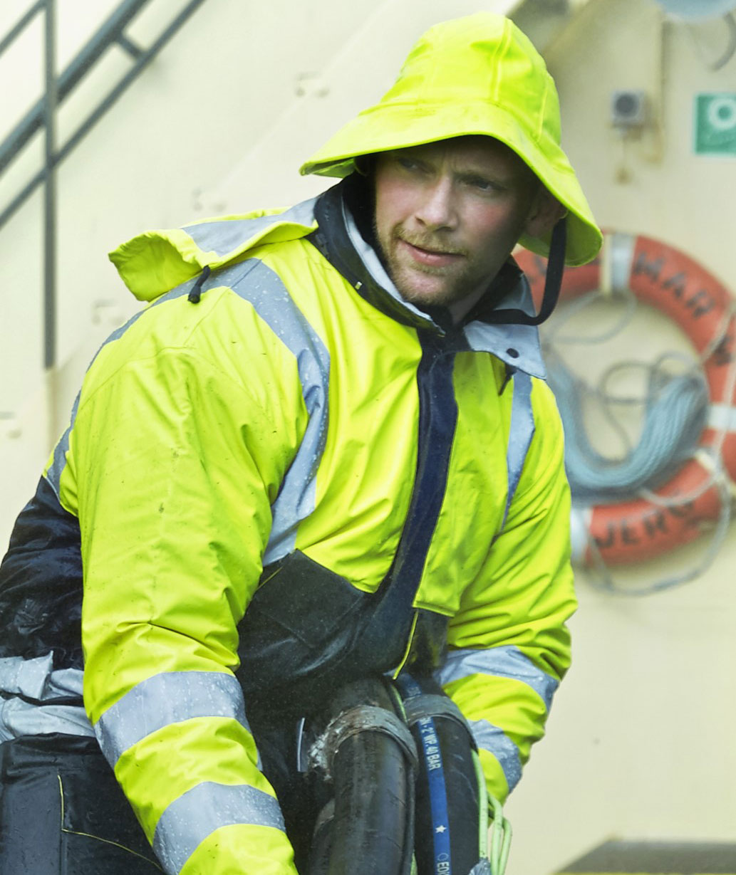 Lyngs&oslash;e sou'wester, Hi-Vis Yellow, large image number 1