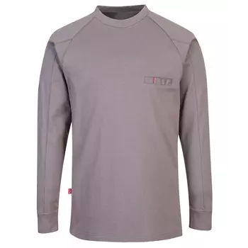 Portwest FR antistatische langärmliges T-Shirt, Grau
