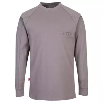 Portwest FR antistatic long-sleeved T-shirt, Grey