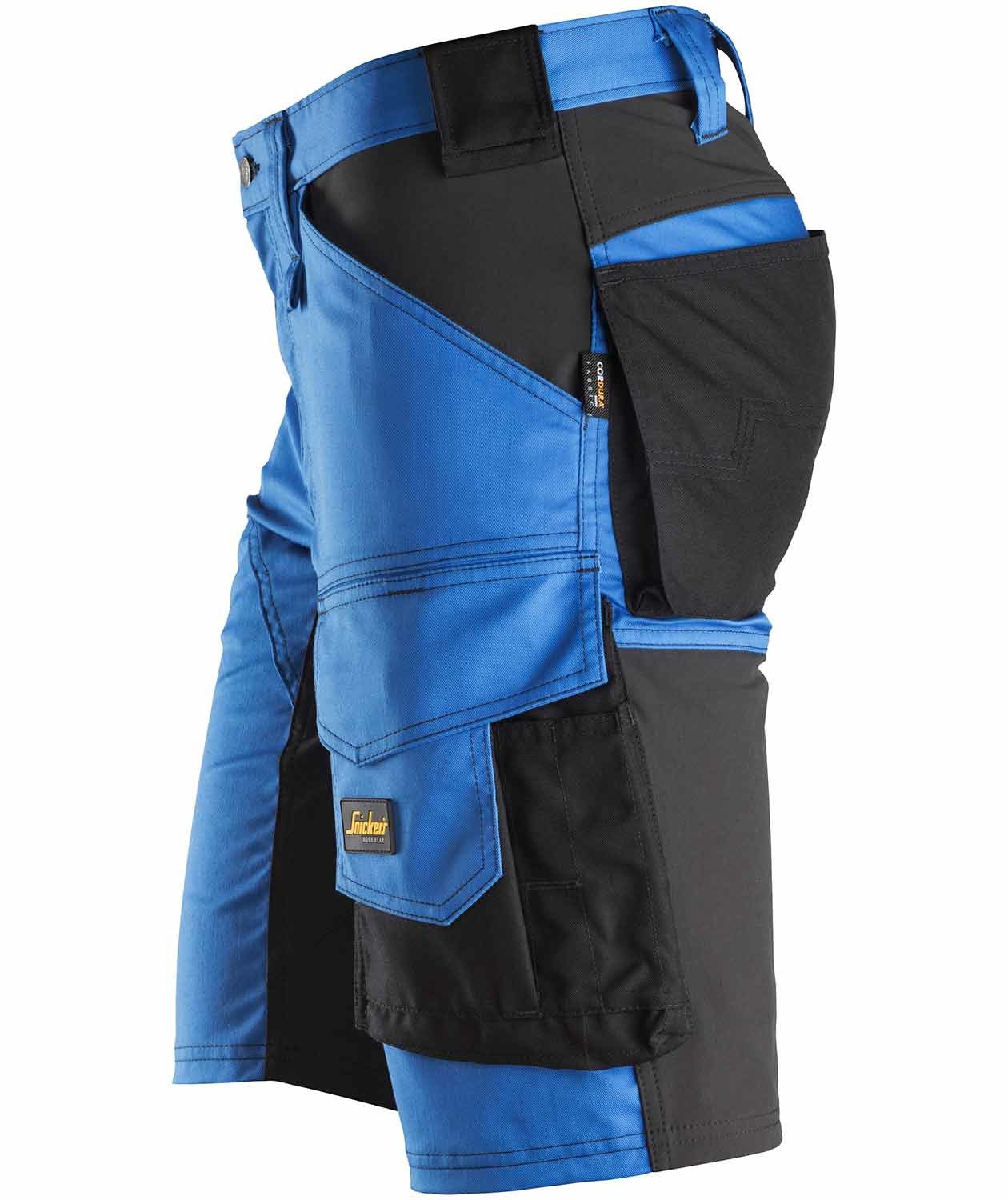 Snickers AllroundWork work shorts 6143, Blue/Black, large image number 2