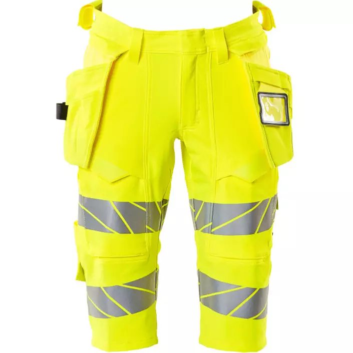 Mascot Accelerate Safe craftsman shorts Full stretch, Hi-Vis Yellow, large image number 0