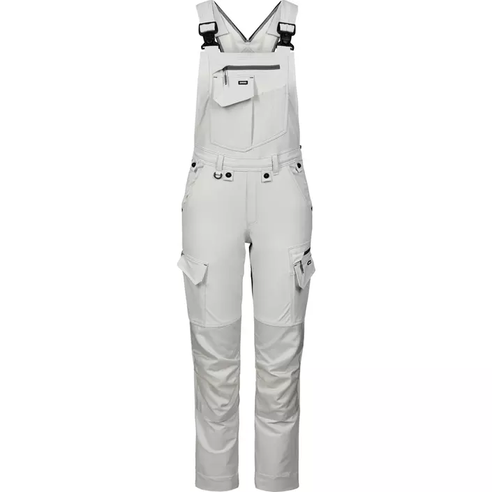 Engel Entire hängselbyxa full stretch dam, Bone White/Anthracite Grey, large image number 0