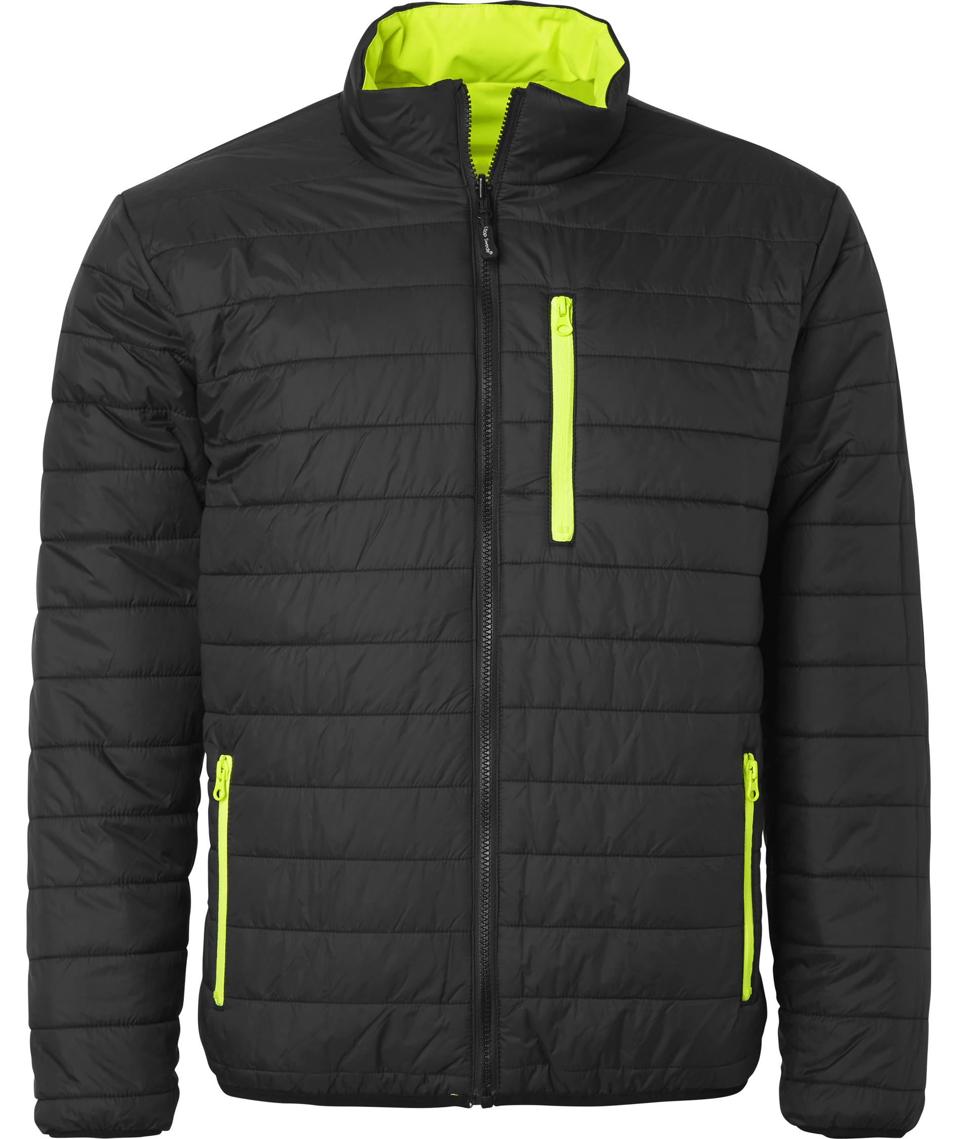 Top Swede quilted jacke 129, Hi-vis Yellow/Black, large image number 4