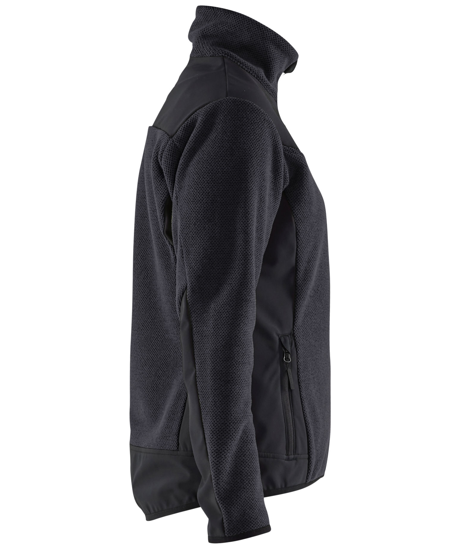 Bl&aring;kl&auml;der Damen Strickjacke mit Softshell, Anthrazit/Schwarz, large image number 2