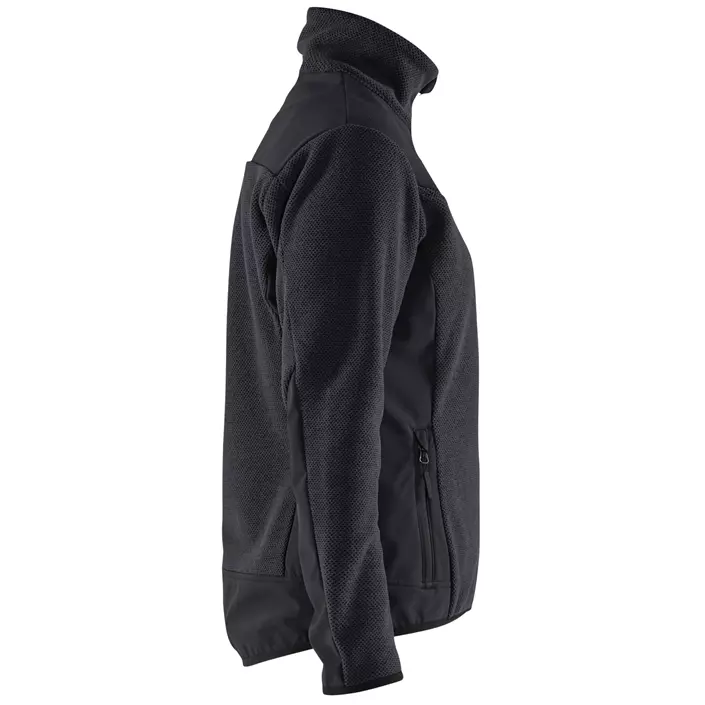Blåkläder dame strikket jakke med softshell, Antrasittgrå/Svart, large image number 2