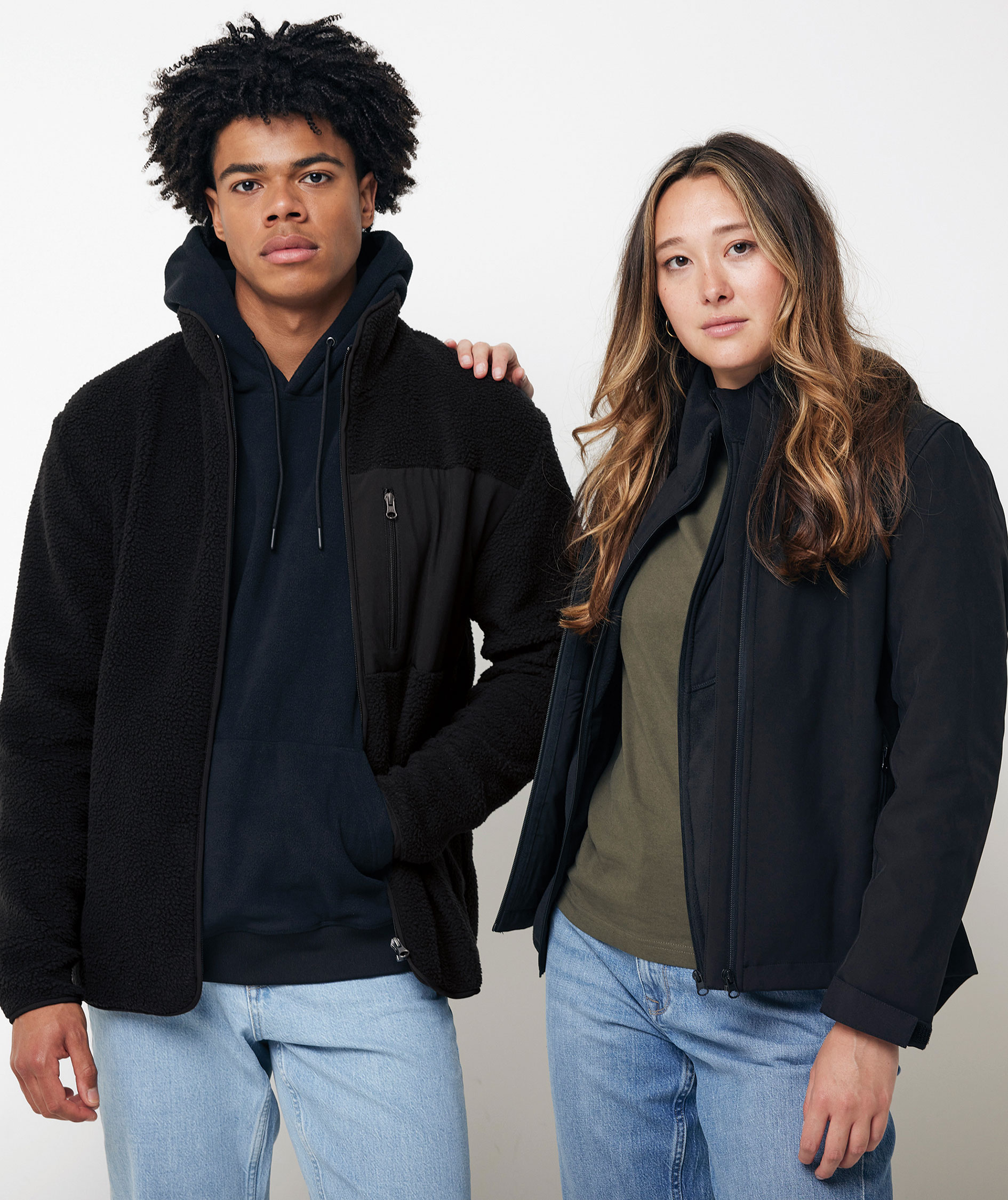 Iqoniq Diran pile fleece jacket, Black, large image number 12