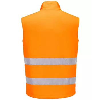 Portwest PW2 fleece vest, Hi-Vis Orange/Black