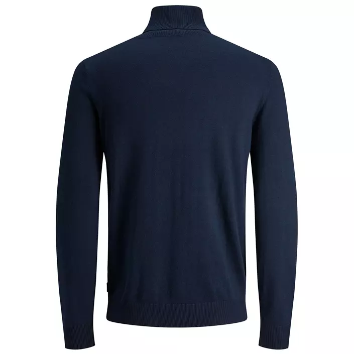 Jack & Jones JJEEMIL rullekrave striktrøje, Navy Blazer, large image number 2