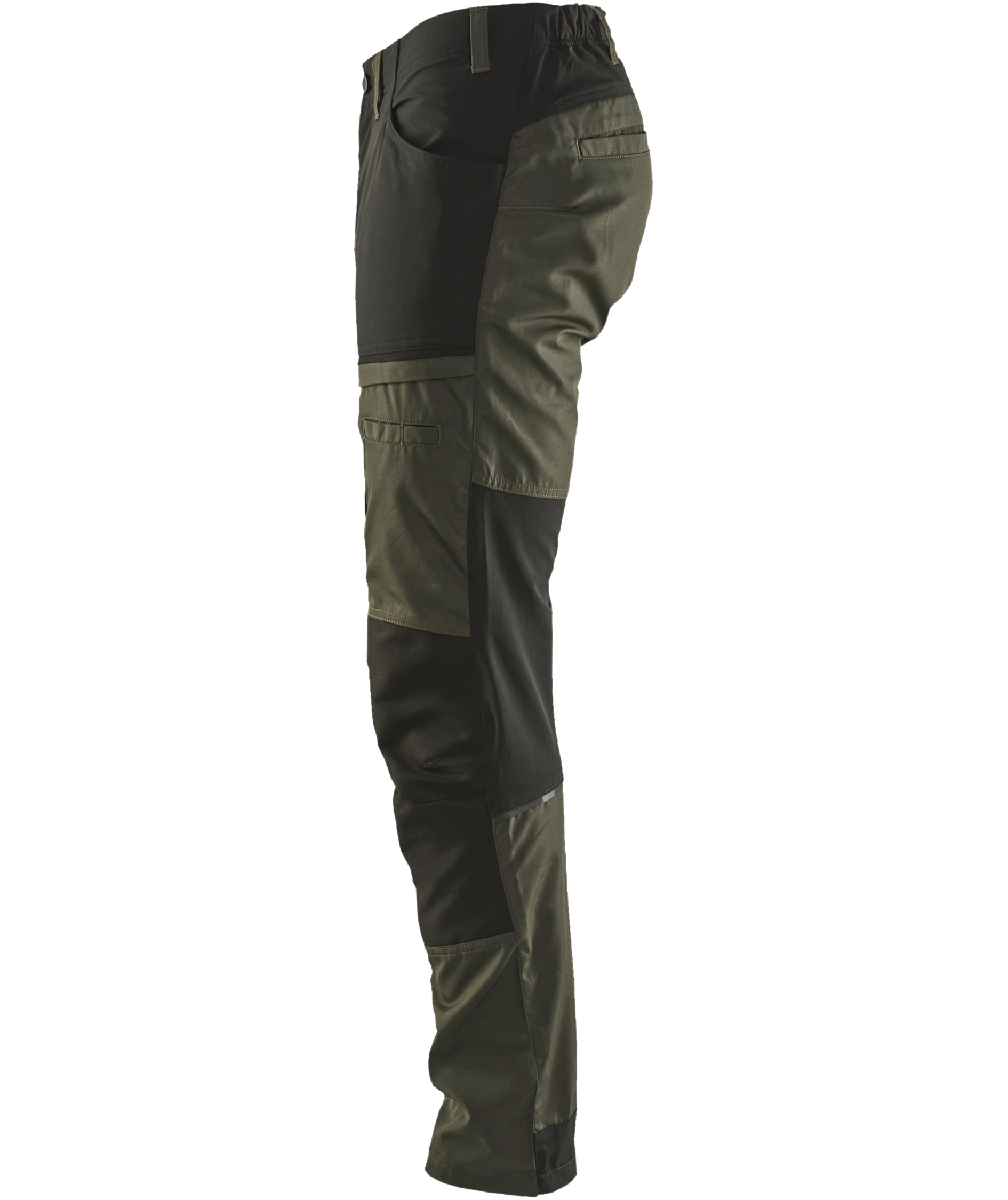 Bl&aring;kl&auml;der Unite arbetsbyxa, Skog gr&ouml;n/svart, large image number 3