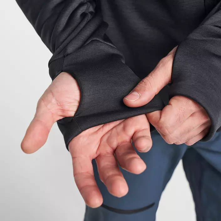 Tenson TXlite hoodie med blixtlås, Black, large image number 6