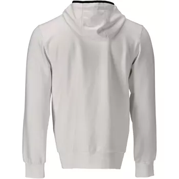 Mascot Customized hoodie with zipper, White