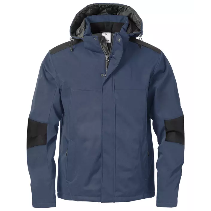 Fristads softshell jacket, Dark Marine Blue, large image number 0