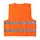 Nightingale reflective safety vest, Orange, Orange, swatch