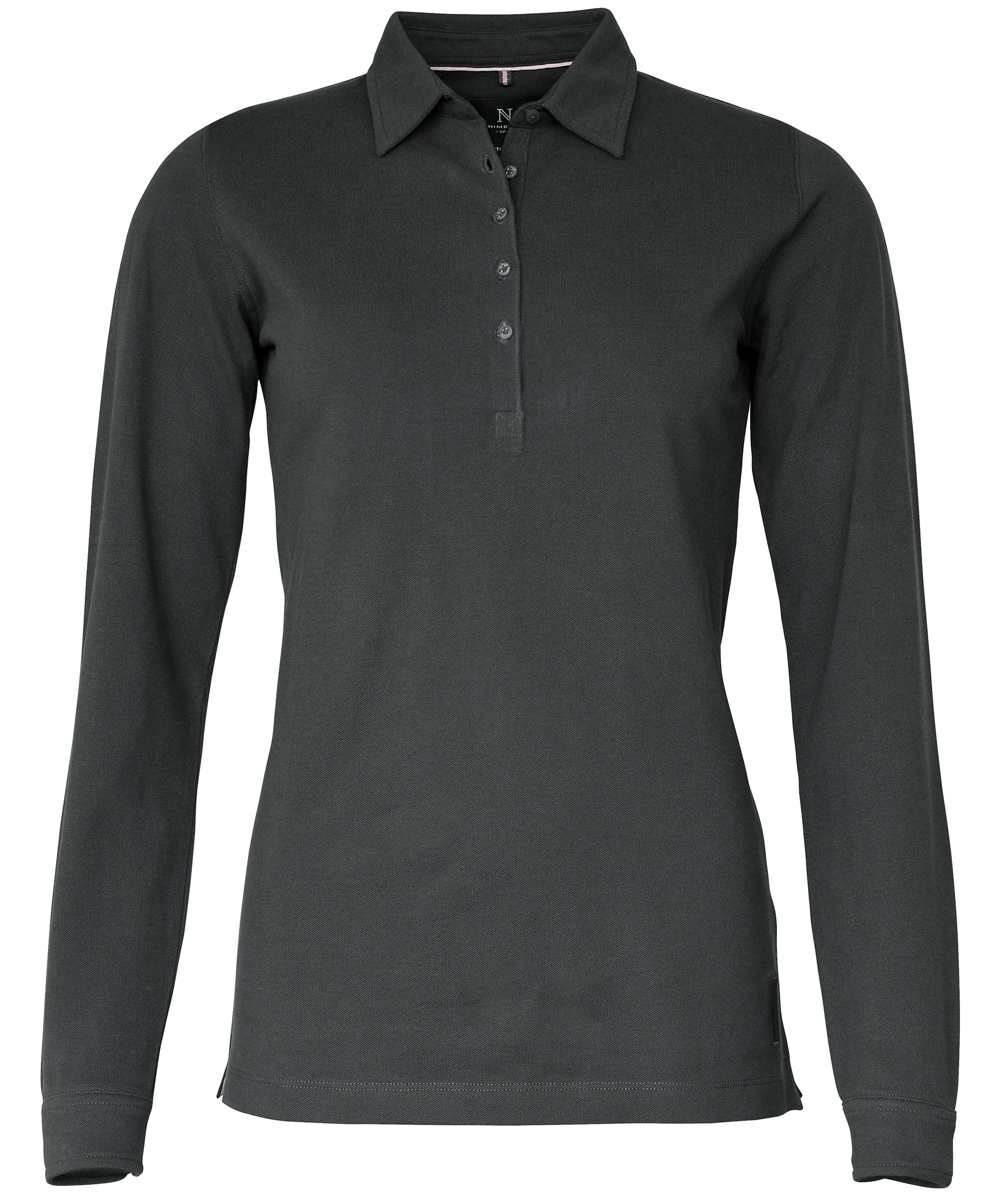 Nimbus Carlington l&aring;ng&auml;rmad pik&eacute;tr&ouml;ja dam, Charcoal, Charcoal, swatch