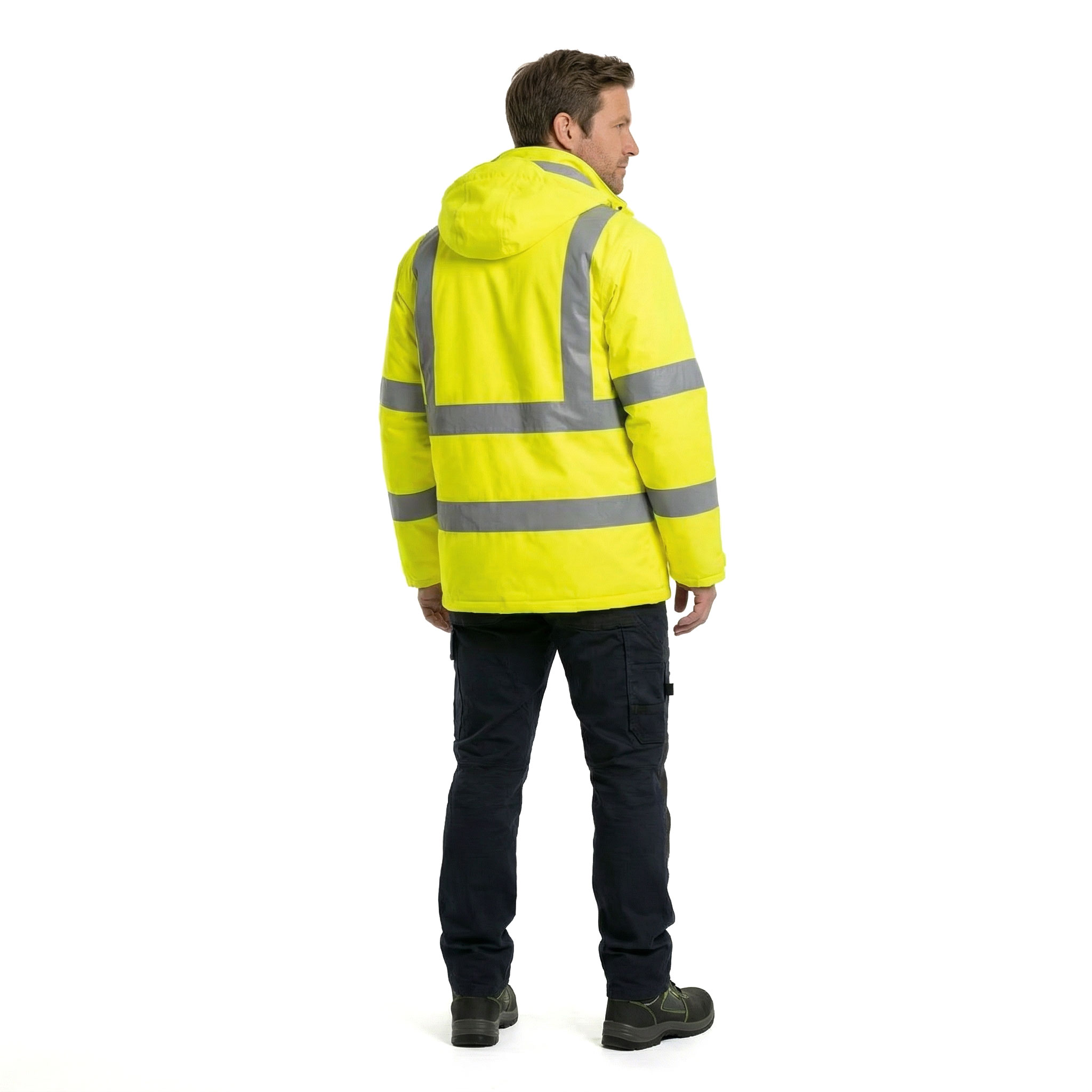 Portwest Eco vinterjakke, Hi-Vis&nbsp;Gul, large image number 3
