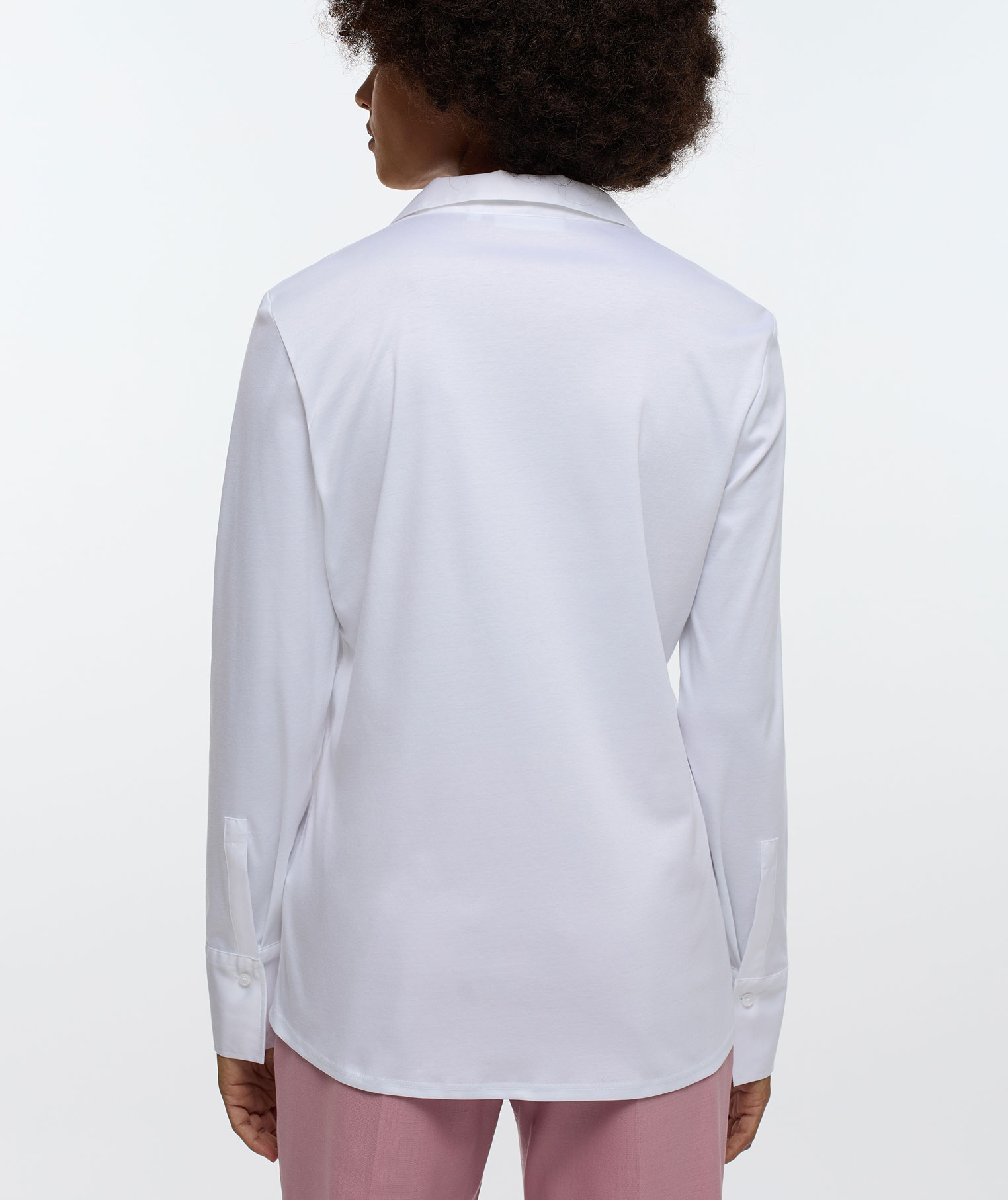 Eterna Jersey Regular fit women's shirt, White, large image number 2