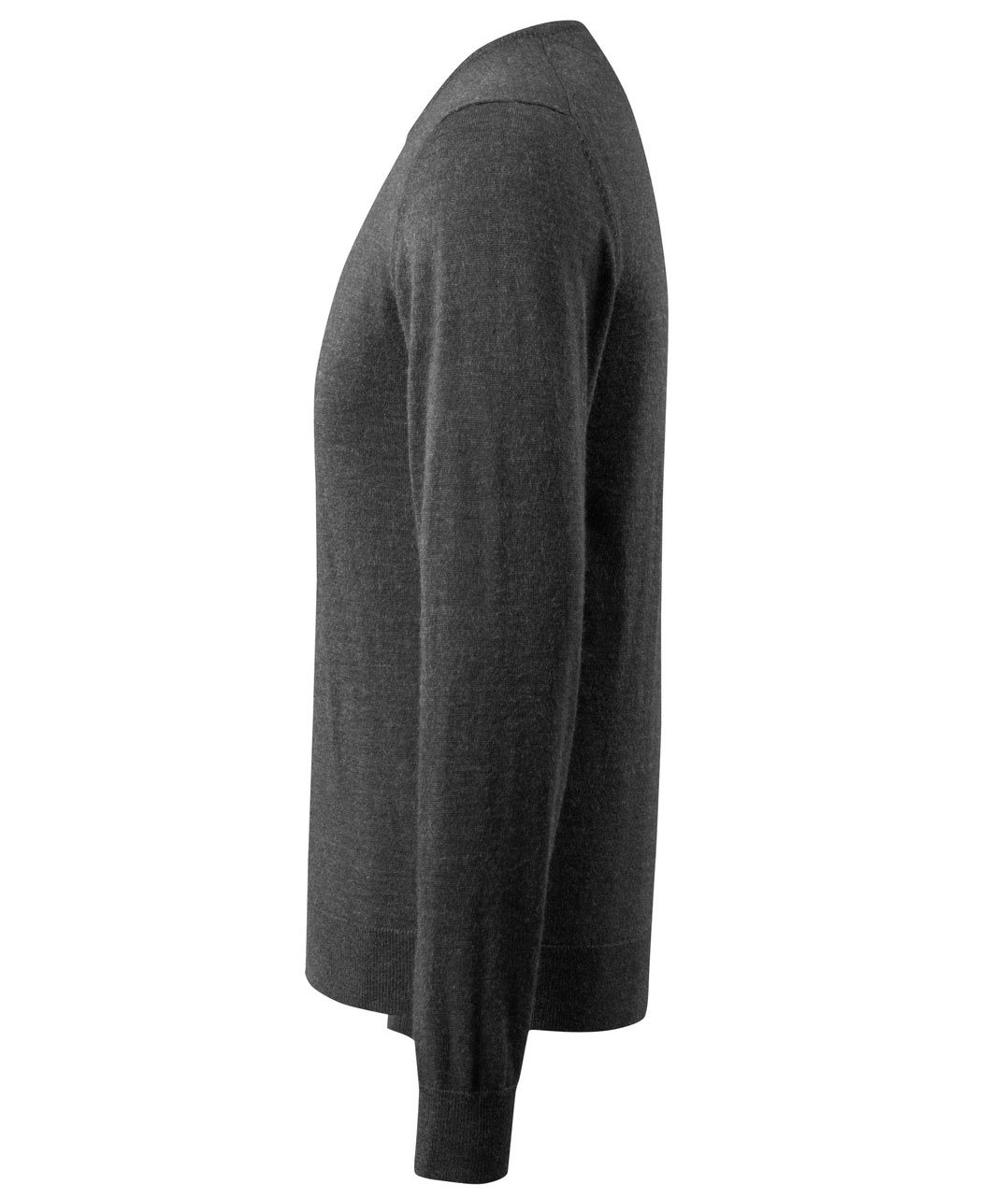 Mascot Frontline knitted sweater with merino wool, Dark Antracit Melange, large image number 1